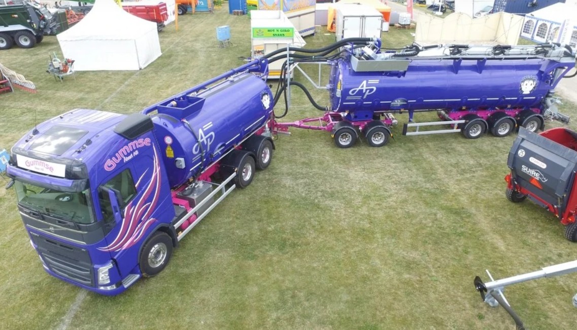 AP Gödselekipage bil och släp 48 m3